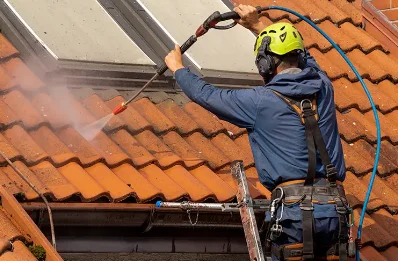 Démoussage et hydrofuge de toiture à Cenves